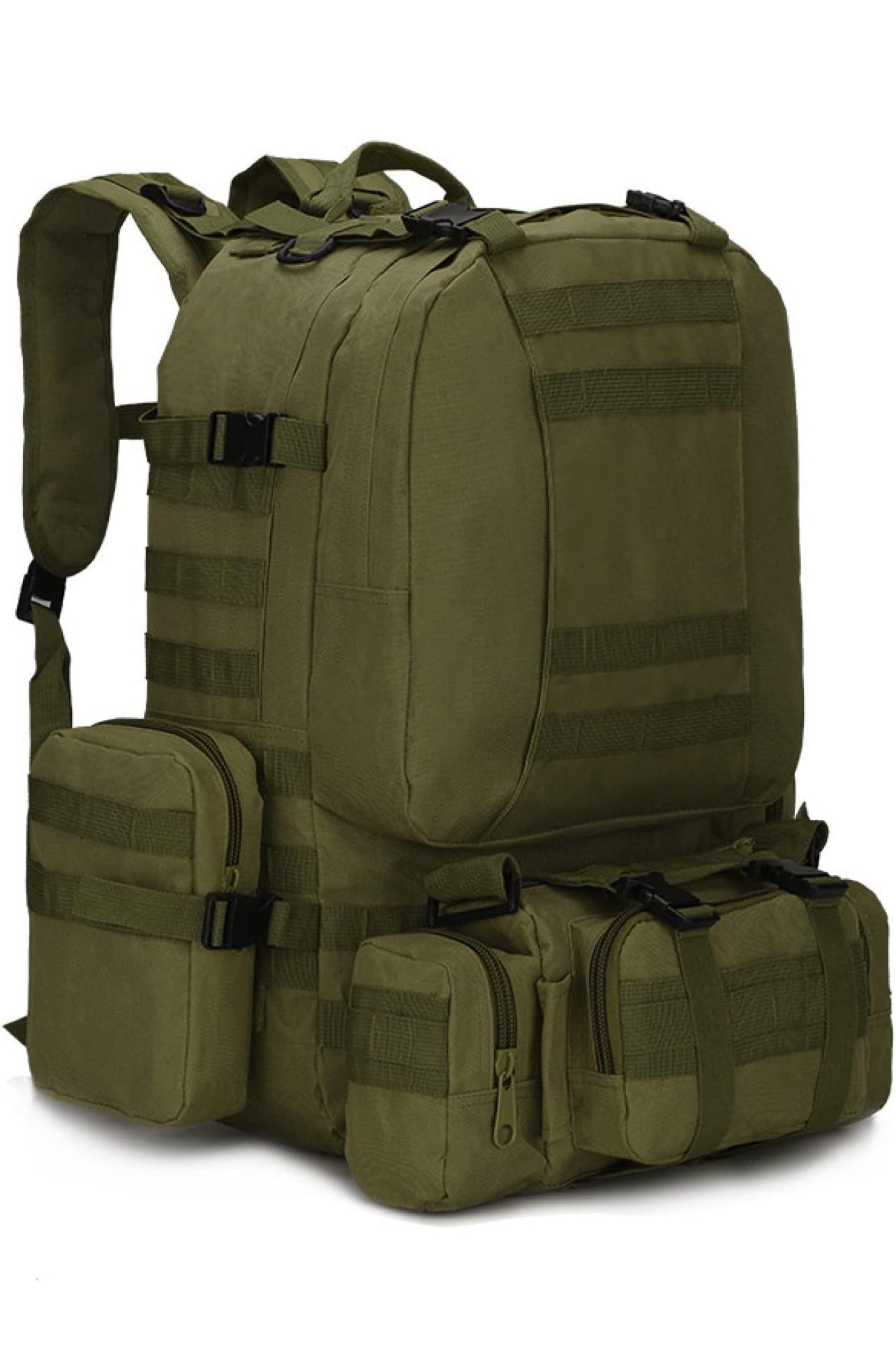Militaire Rugzak van Power4Ukraine β 55L β Waterdicht β Camo β Met MOLLE-systeem