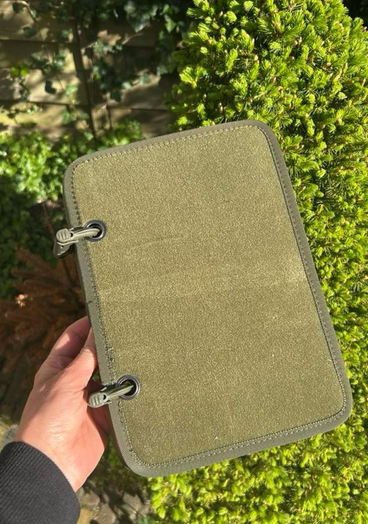 Patch Display Holder, 4Pcs Flip-page Patch Book Patch Booklet Organizer Display Panel Board with Removable D Ring Buckles