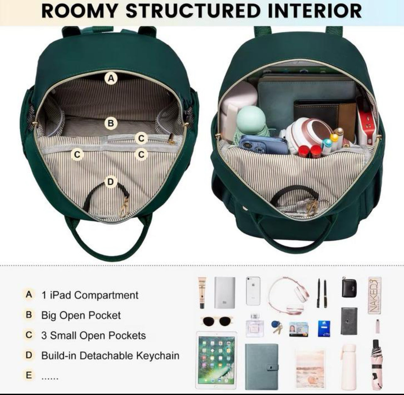 LOVEVOOK Dames Kleine Rugzak