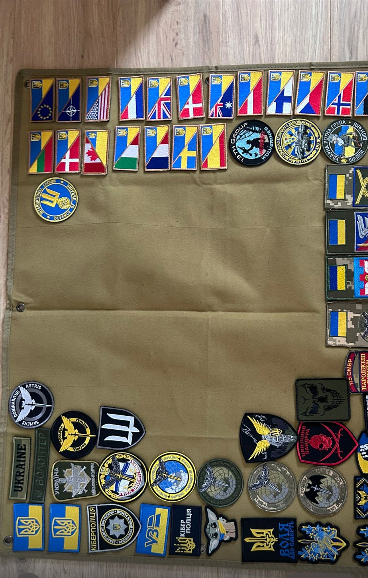 Tactical Panel Display voor de patches