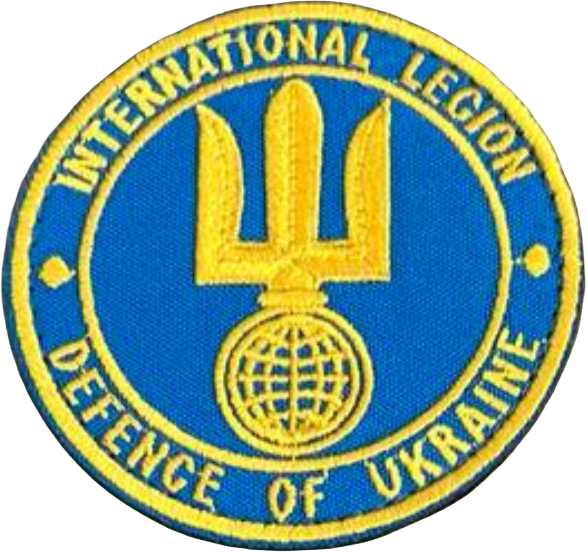Patch – International Legion – Defence of Ukraine (met klittenband)
