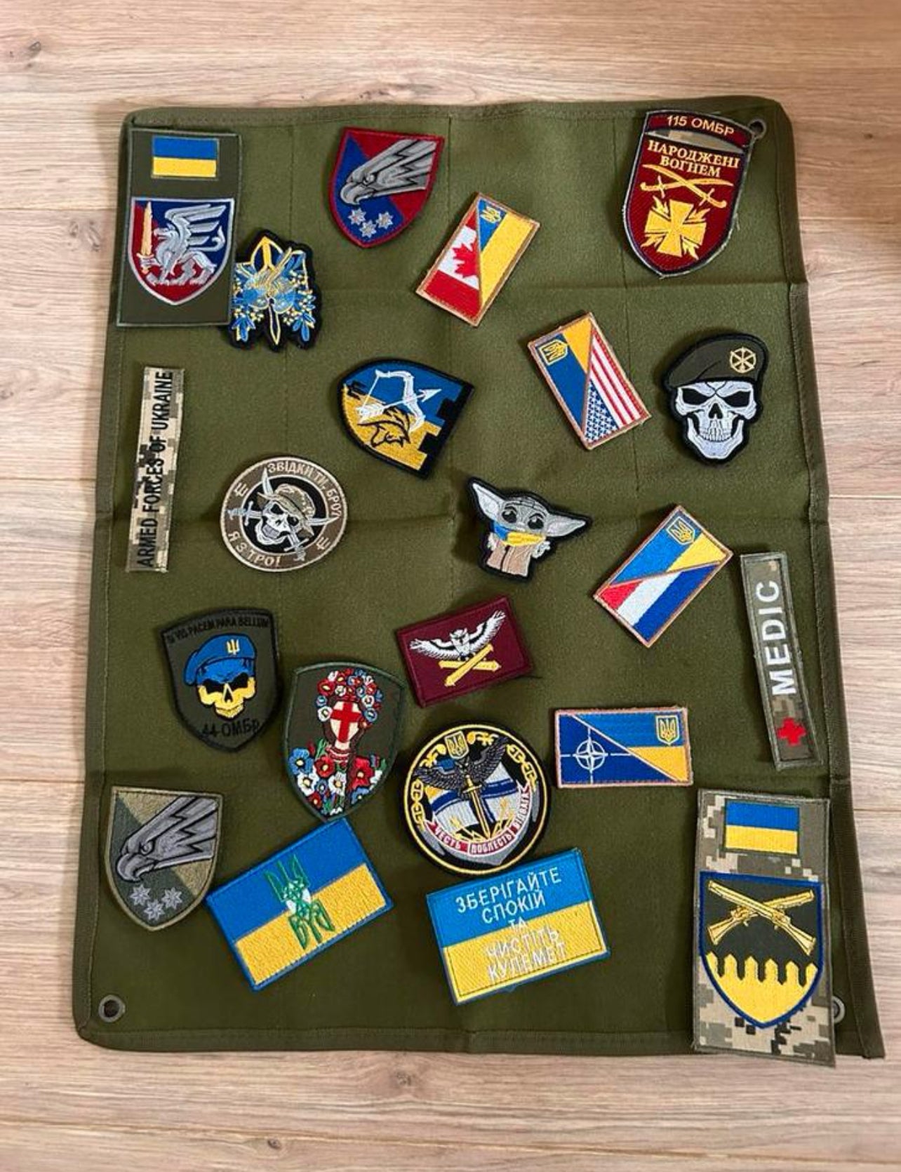 Display voor patches / Tactical Military Patch Holder Velcro