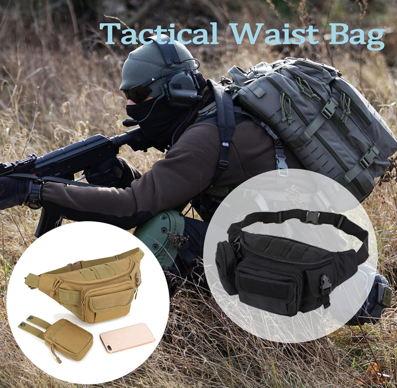 Tactical Waist Pack – Military Style Gear Bag