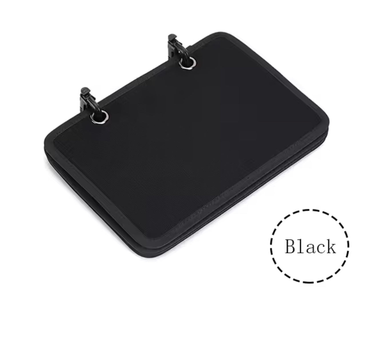 Patch Display Holder, 4Pcs Flip-page Patch Book Patch Booklet Organizer Display Panel Board with Removable D Ring Buckles