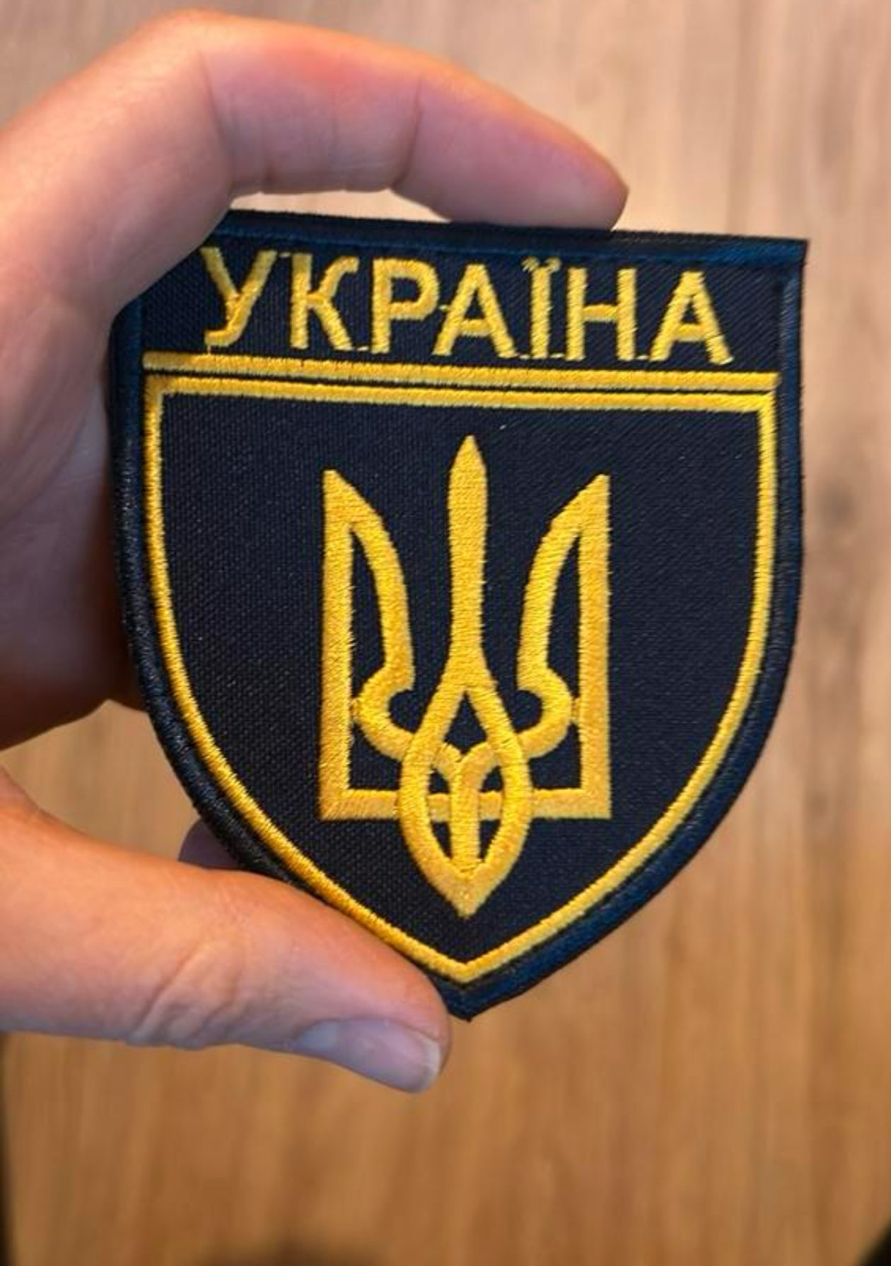 Embleem-Patch – Oekraïne Nationaal Symbool (Tryzoeb)