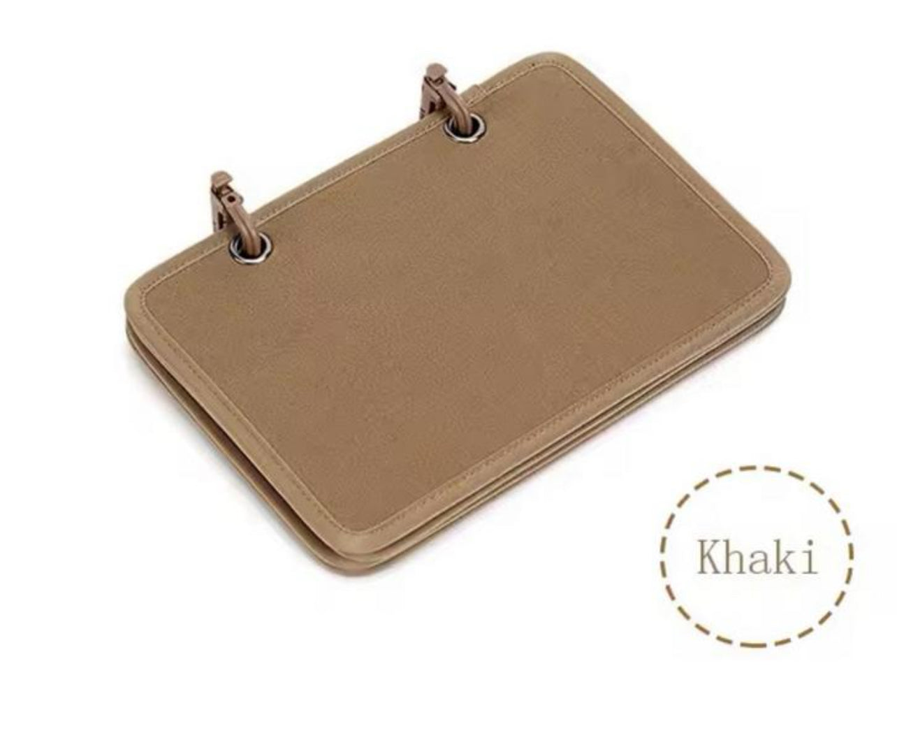 Patch Display Holder, 4Pcs Flip-page Patch Book Patch Booklet Organizer Display Panel Board with Removable D Ring Buckles