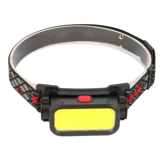 Rechargeable LED headlamp for camping, repair, emergency use