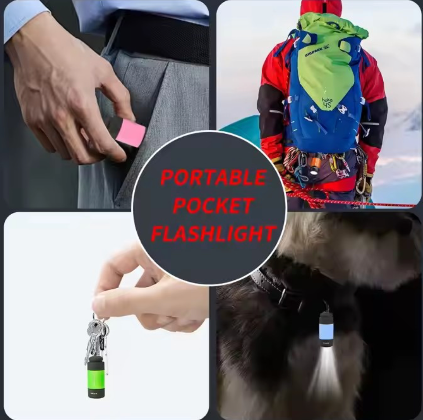 Draagbare mini UV-zaklamp sleutelhanger – USB oplaadbaar, ABS LED